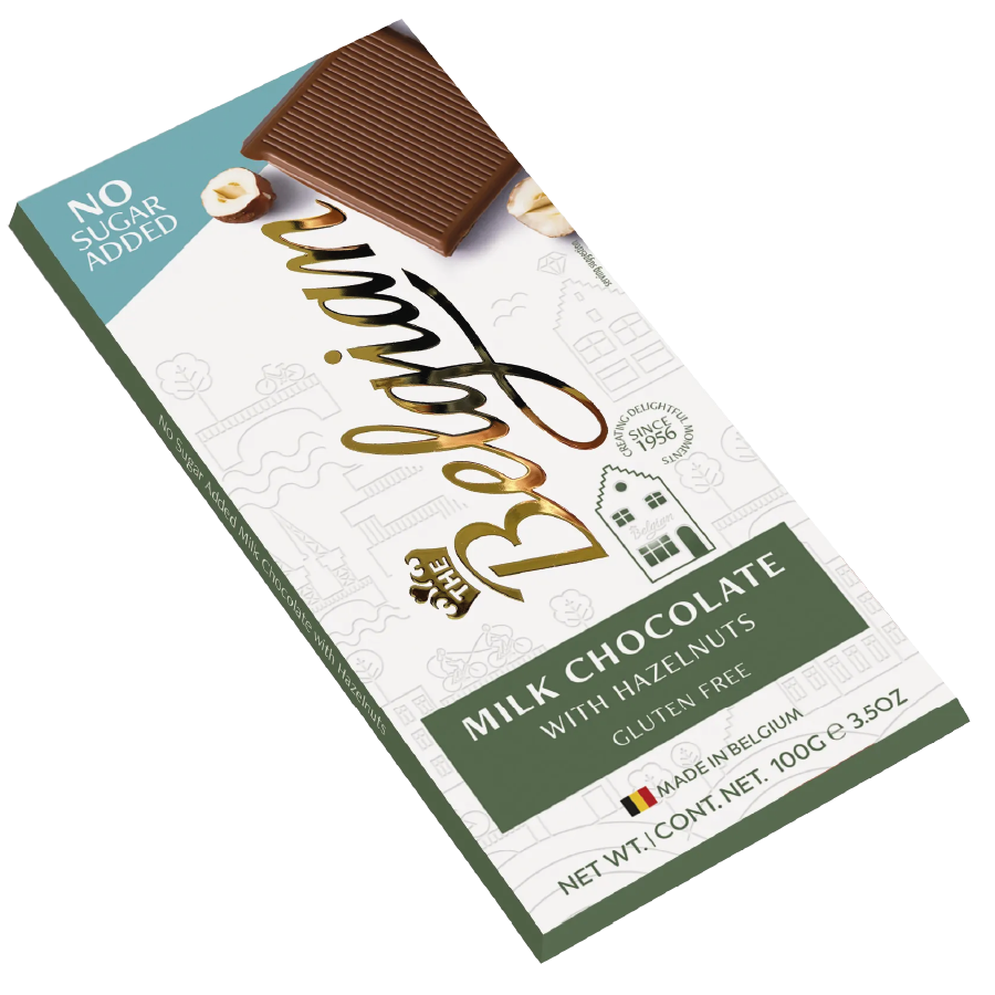 The Belgian Milk Hazelnuts (No Sugar Added) 100gr